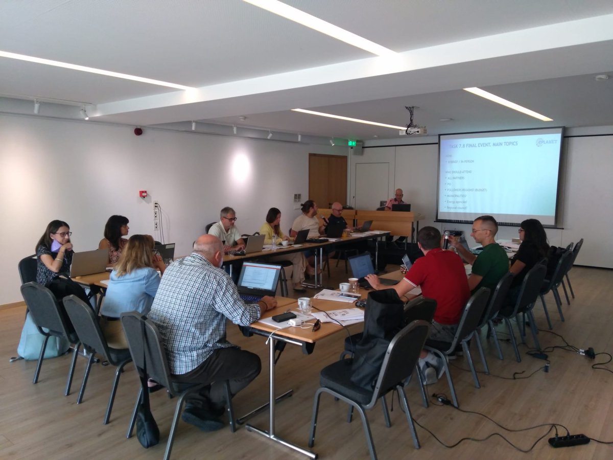ePlanetH2020's tweet photo. Today we start our 5th Project Meeting in Heraklion. We are having interesting discussions on how will ePLANET address the actions for the last year of the project!!
Thanks to the #RDFC for the organisation!!
#EnergyTransition #Governance #Harmonisation @cinea_eu @eumayors https://t.co/zH3GWnYgdu
