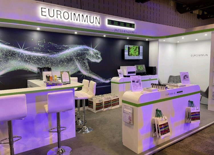 EuroimmunUK's tweet image. It’s day 1 of @IBMScience 2023! We’re in position and ready to welcome delegates to discuss our outstanding diagnostic solutions.
Click below to find out more, or find us at stand 830!
euroimmun.co.uk/ibms2023/
#ibms2023 #congress #diagnostics