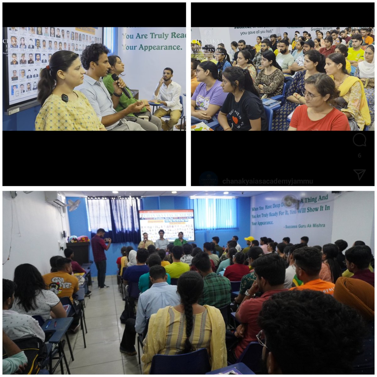 "One day you"ll tell your story of how you've overcome whatever you're going through now. And your story will become part of someone's survival guide"☘️✨

Had a great interaction with young aspirants at Chanakya Institute, Jammu ...🤞☘️
#Gratitude