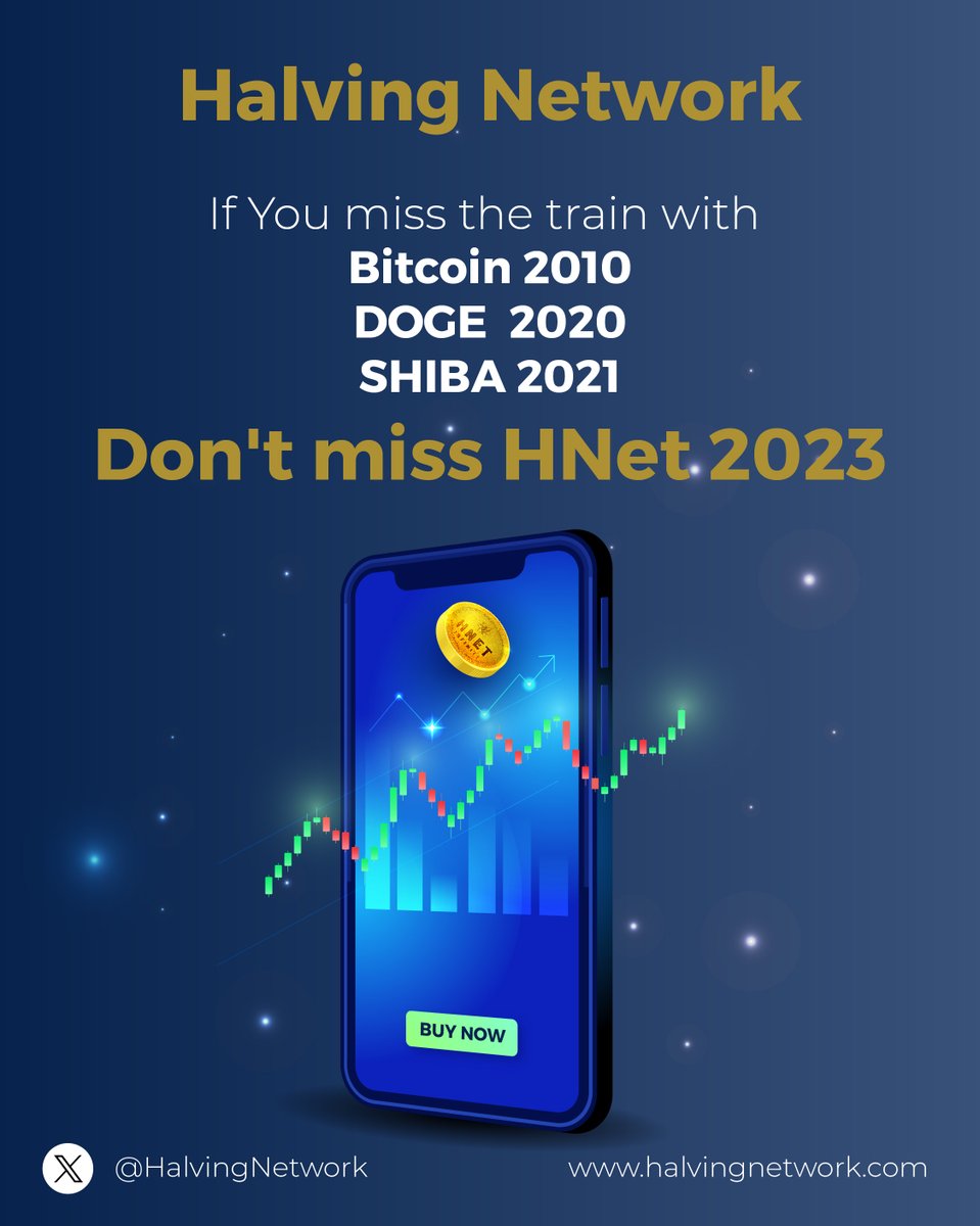 HalvingNetwork's tweet image. @HalvingNetwork  #HNet 🚀🚀🚀🚀🚀🚀🚀