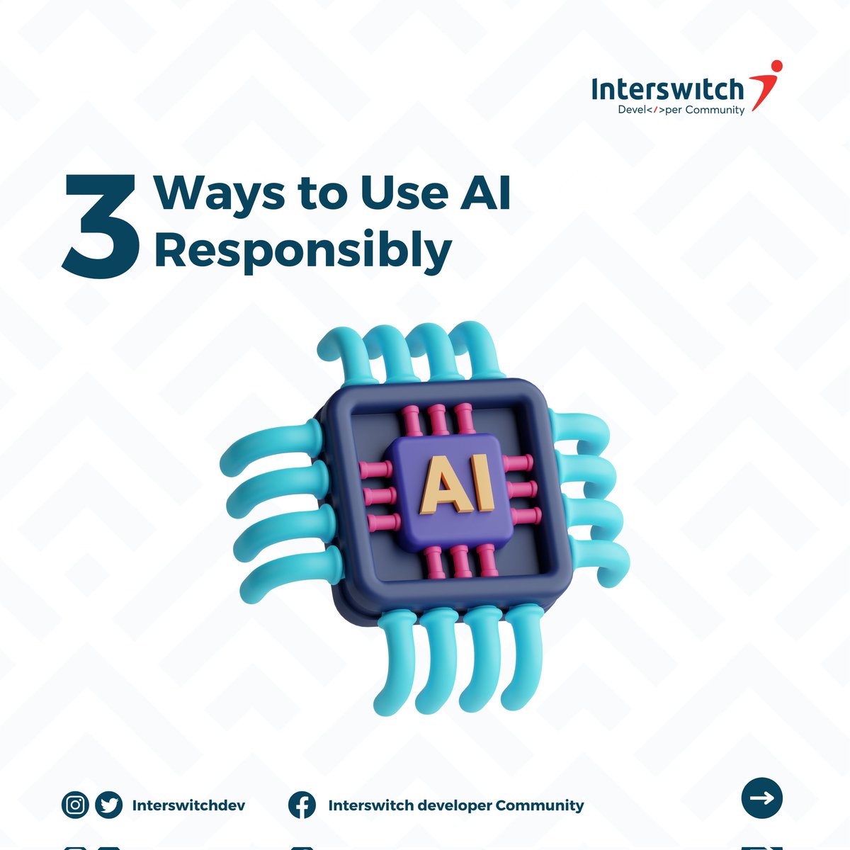 InterswitchDev's tweet image. It's not just about using AI; it's about using it responsibly.Which one of these resonates with you the most? Share in the comment section 😊
#interswitch
#interswitchdeveloper
#interswitchdevelopercommunity
