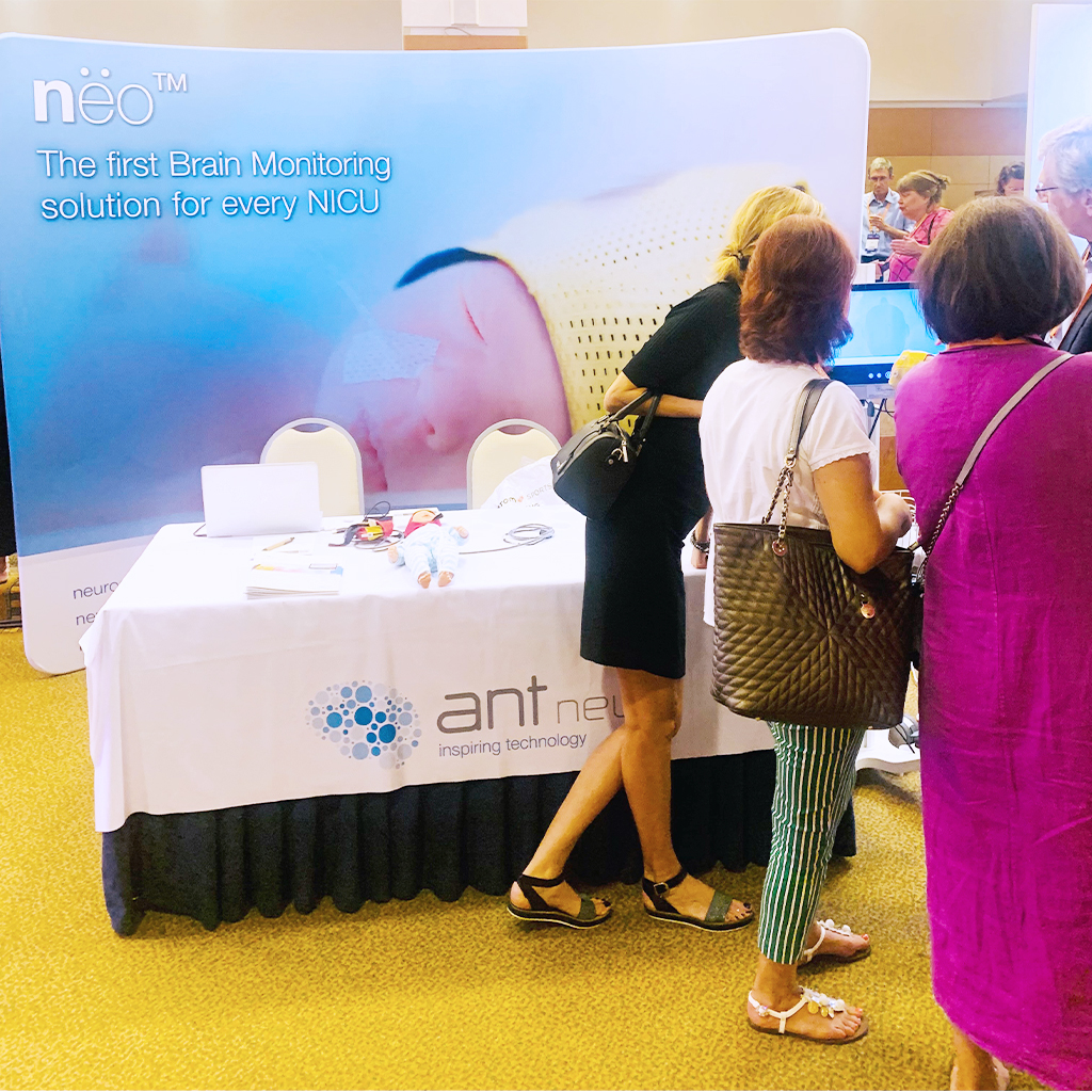 ANTNeuro's tweet photo. Had an incredible time at #jENS2023 in Rome! we showcased our aEEG monitoring tech.
Inspired by the latest neonatal care advances, and excited to make a difference in NICUs. 
Let's keep working together to improve neonates' and their families' lives. 💙 #NeonatalCare #HealthTech https://t.co/qPw3ObS1Qh