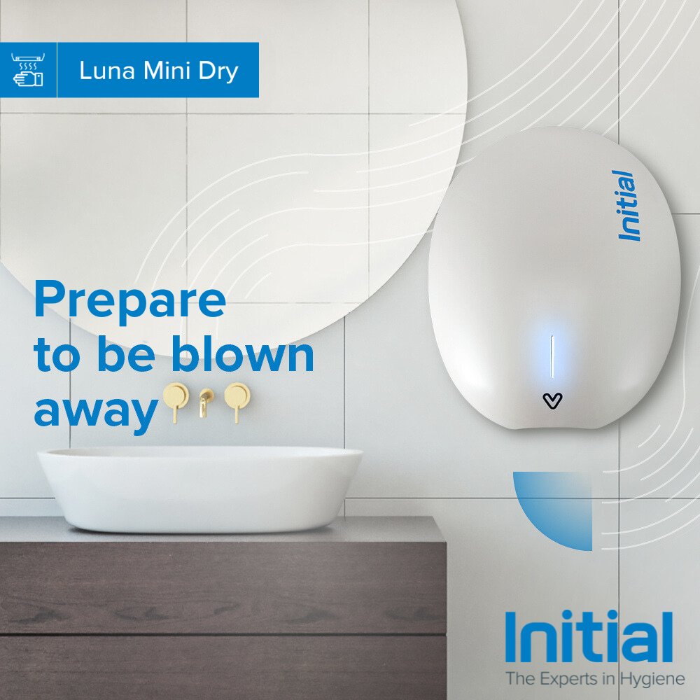 Initial_IE's tweet photo. Experience hand drying excellence with the Luna Mini Dry. Compact, powerful &amp; energy efficient!

Learn more: https://t.co/UVdbIsWsUd https://t.co/3PYpHN9K10