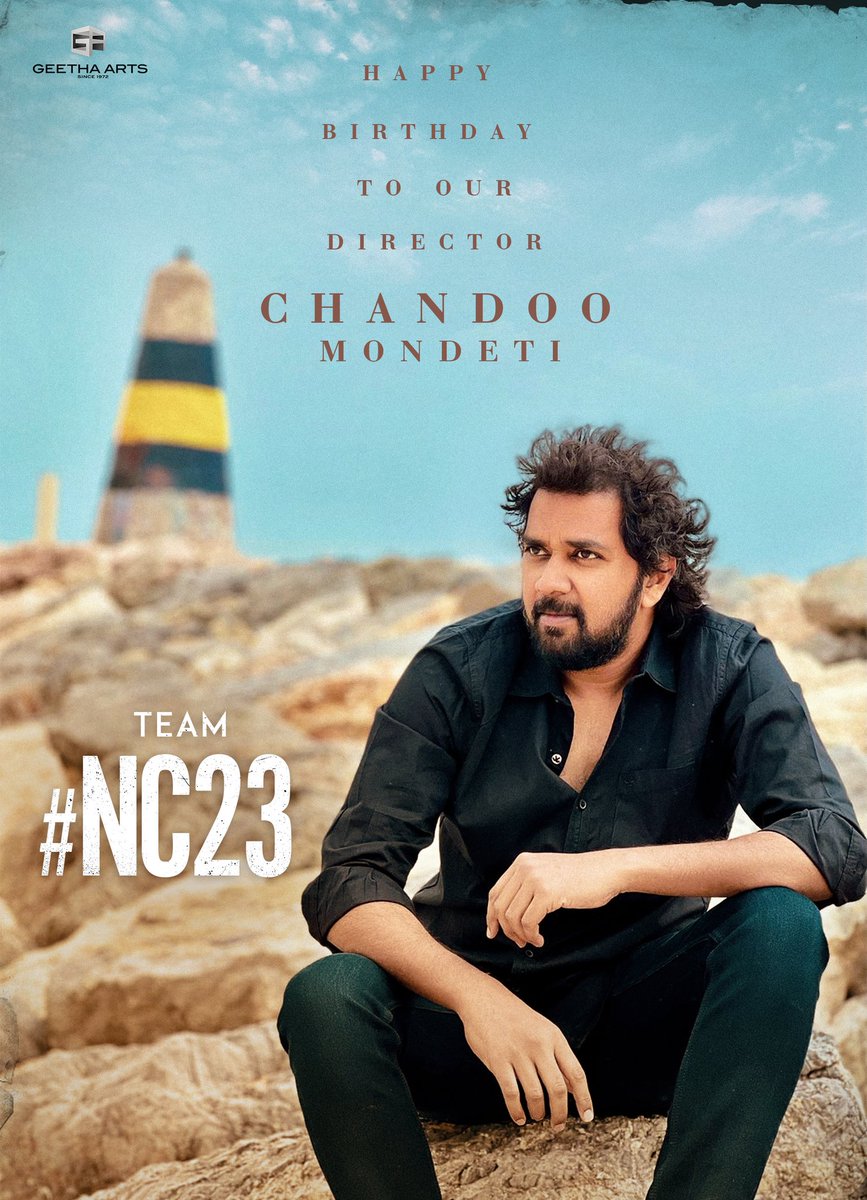 #NC23 wishes the captain of its voyage, director <a href="/chandoomondeti/">chandoo mondeti</a> a very Happy Birthday Sir❤‍🔥

A memorable voyage is all set to begin soon 🌊⛵

Yuvasamrat <a href="/chay_akkineni/">chaitanya akkineni</a> <a href="/Sai_Pallavi92/">Sai Pallavi</a> #BunnyVas <a href="/KarthikTheeda/">kartheek Theeda</a> <a href="/bhanu_pratapa/">Bhanu Pratapa</a> <a href="/GeethaArts/">Geetha Arts</a>