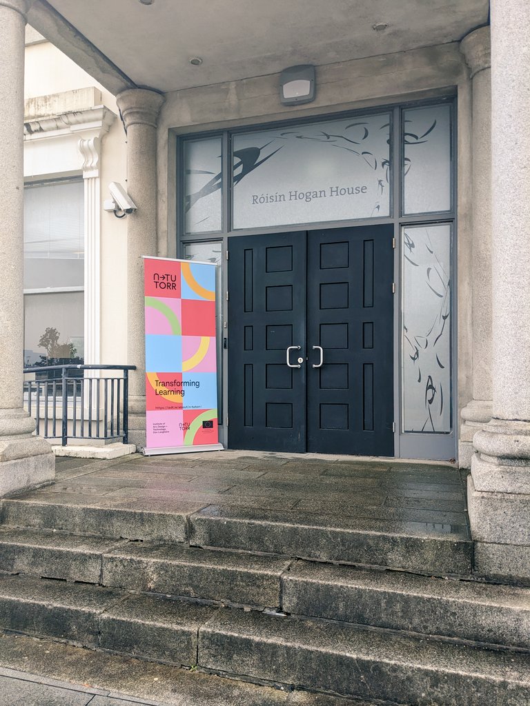 A colourful welcome on a grey day for the #NTUTORR steering board meeting at the great and growing <a href="/myIADT/">IADT Dún Laoghaire</a> campus!