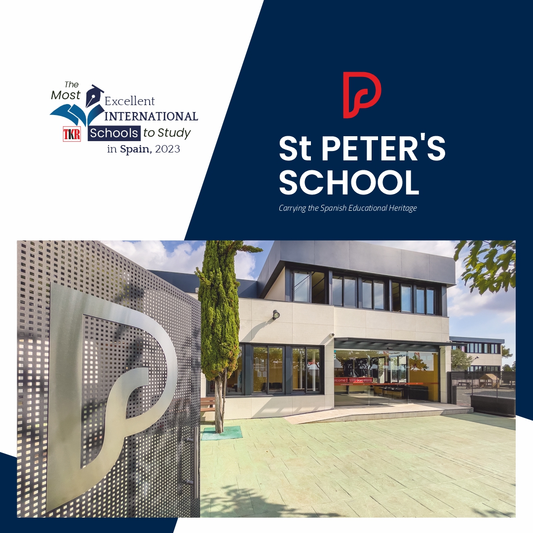 <a href="/stpetersbcn/">St PETER'S SCHOOL Barcelona</a> Located in Barcelona, the school is a revolutionary educational institution that emphasizes the integration of science, technology, and humanism in its curriculum.

Read More: cutt.ly/KwvZOB3O

#schools #internationalschool #education  #KNOWLEDGE #Students
