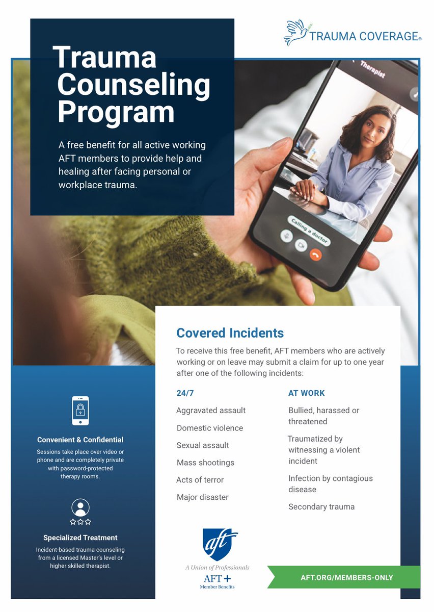 Thank you <a href="/AFTunion/">AFT</a> for reaching out and for providing much needed member benefit resources that our members can access during this difficult time💚. <a href="/rweingarten/">Randi Weingarten 🇺🇸 🖇️👩‍🎓📚</a> #FFTStrong @DalerStrong