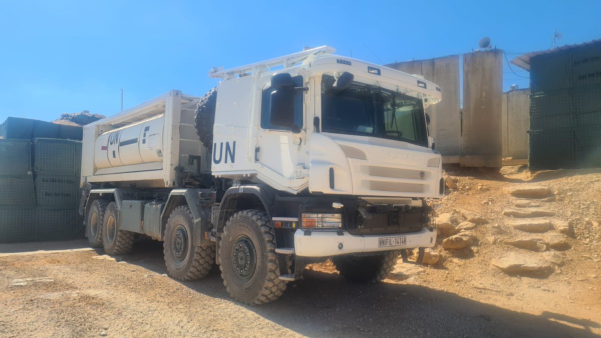 TransportCorps's tweet image. @TransportCorps is in an ongoing process of modernising it’s assets at home and overseas in order to improve the operational readiness of its fleet and increase its capabilities. Pictured below are the new Scania 8x8 arrived in camp 245 from Beirut recently.