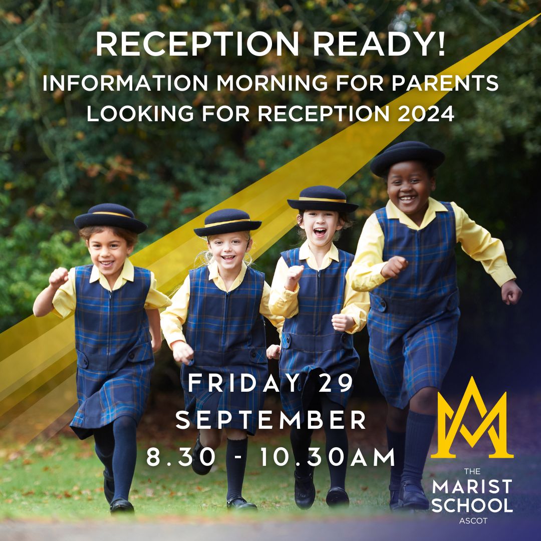 Is your daughter due to start Reception in September 2024? Join us for our 'Reception Ready!' information morning this Friday to learn more about the transition between Nursery and Reception. Book now via forms.office.com/e/AnJ4fmk6WV @Marist_Prep #startingschool