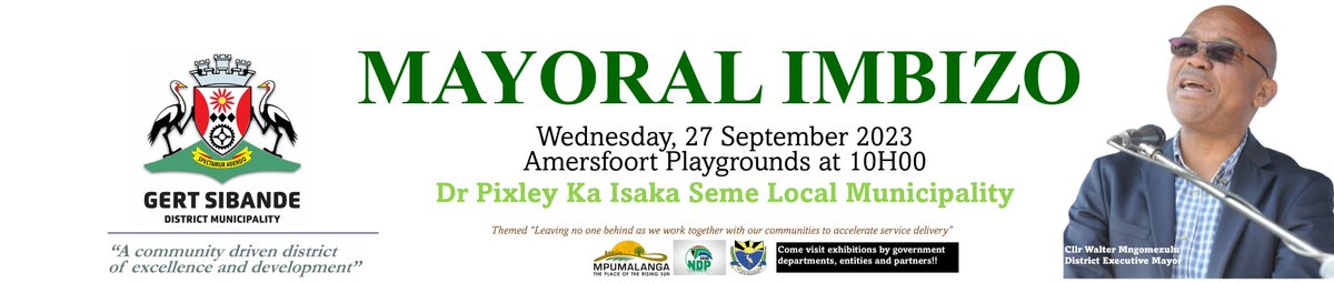 Gert Sibande District Municipality tweet media