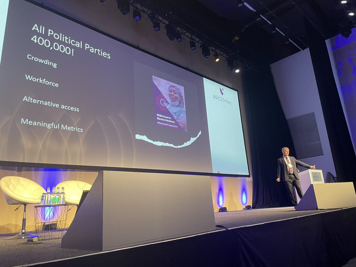 TJCoats's tweet image. RCEM finding that 400,000 patients a year are spending more than 24hrs in ED.
We all experience this, but seeing the national figure is shocking. #RCEM2023