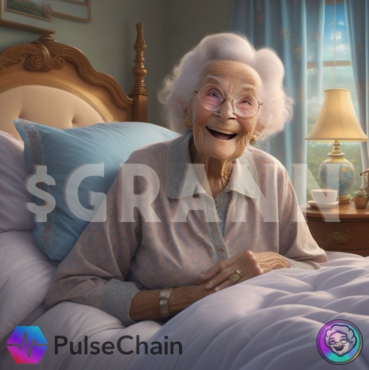 Only_Granns's tweet photo. What are all my GRANN-kids doing today? 150 telegram members and growing!
#pulschain #defi $GRANN #GRANN
https://t.co/MO6TR7tLb7 https://t.co/TvVJwTK3DE