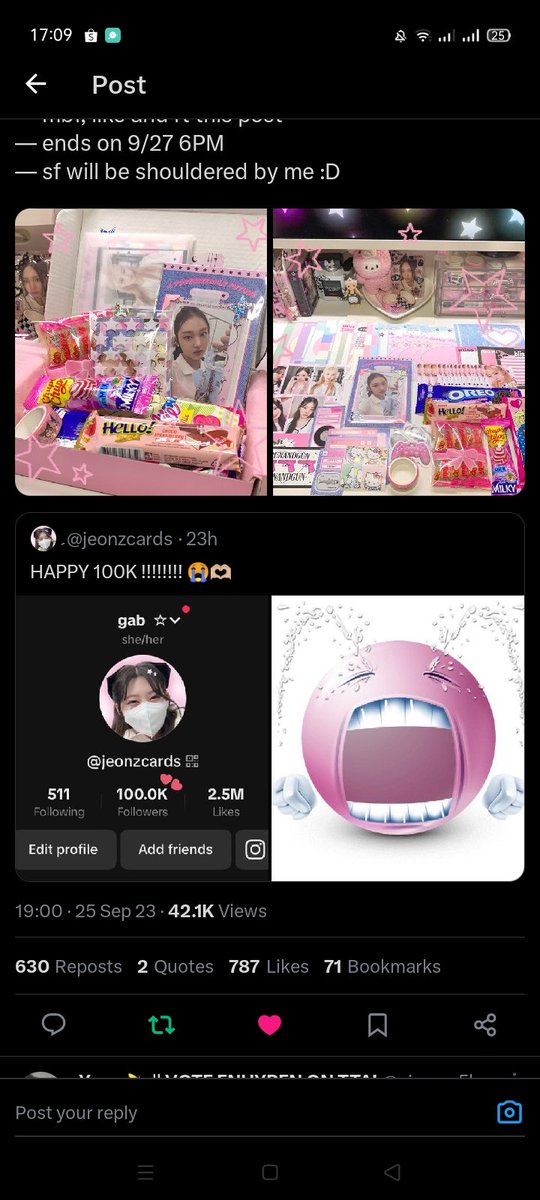 jsuhflirts's tweet photo. @jeonzcards happy 100k! congratz poh ‼️🤎 https://t.co/4lK6Kquauo