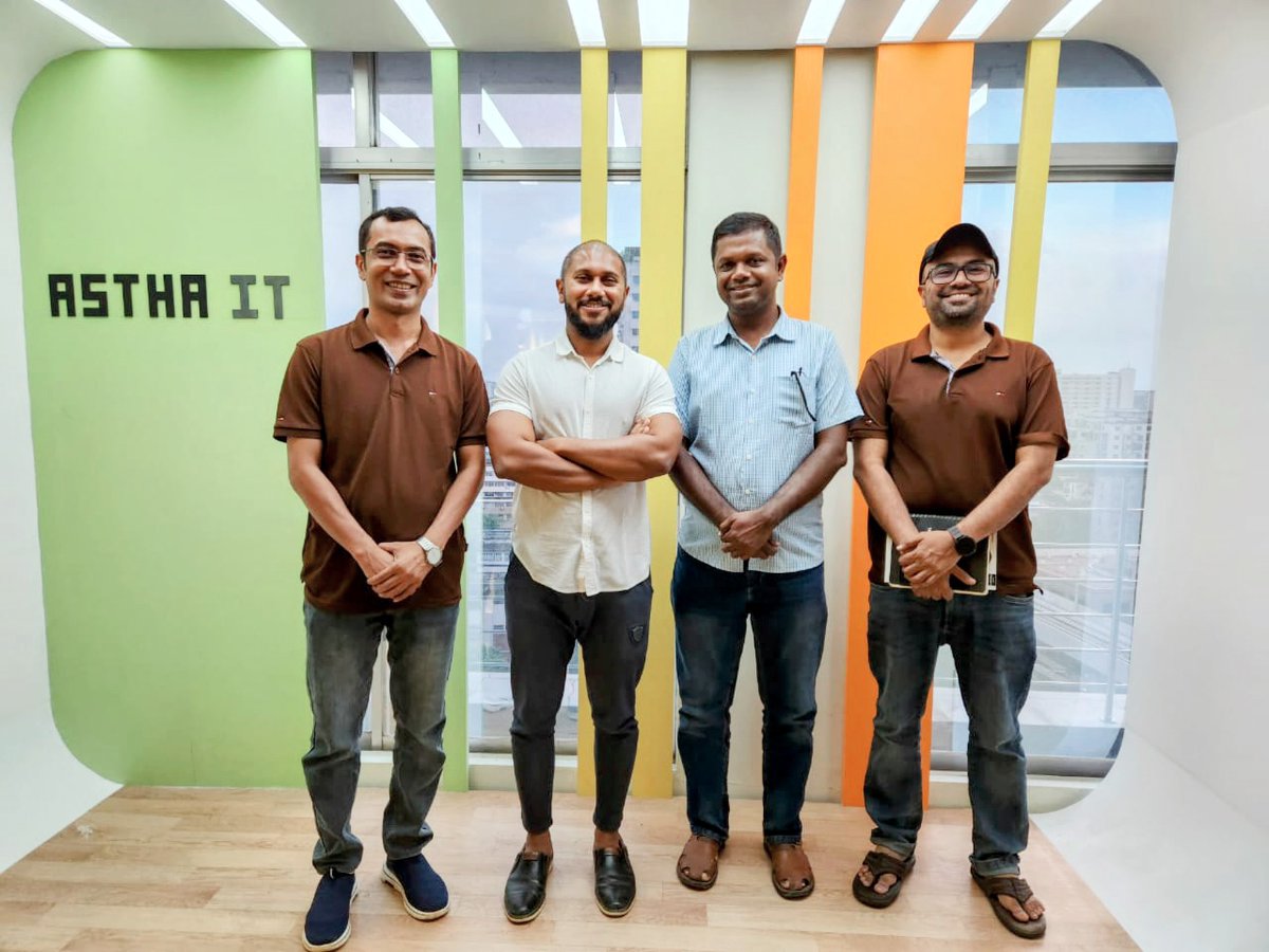 AsthaIT's tweet photo. A special thank you to all our guests for your invaluable presence. Together, let's continue innovation and uplift the tech ecosystem in Bangladesh to new heights!
#AsthaIT #CXONight #TechLeadership #Bangladesh #BangladeshTech #Brainstation23 #Enosis https://t.co/lnMpXJjIhf