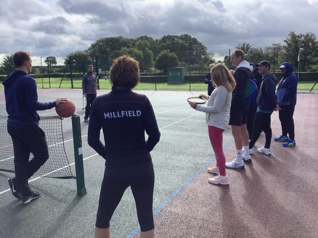 MPS_Sport's tweet image. Excited to share insights from the U10 performance course at Somerset's network event last Friday. Together, we're raising the bar for tennis excellence! Big thanks to all who made it possible. 🎾📚 #TennisCoaching #KnowledgeSharing #Teamwork @SomersetLTA