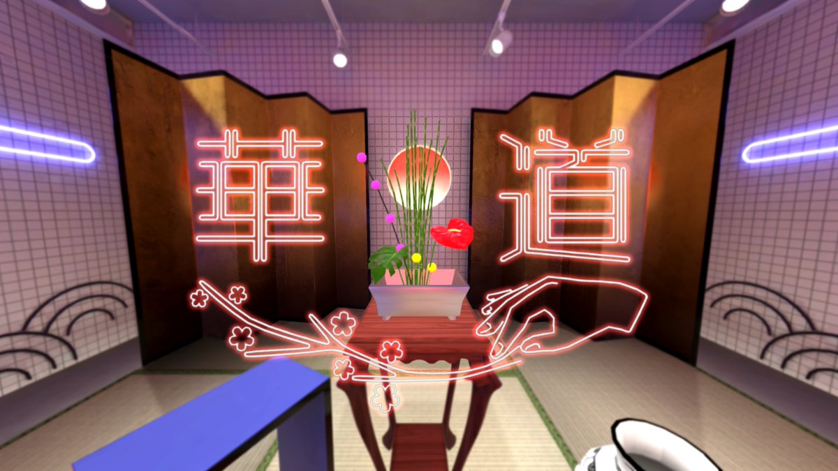 finevrservice's tweet photo. 🌸華道VR🌸
Meta Questのハンドトラッキングで遊べるアプリをApp Labでリリースしました🎉
ぜひお持ちのQuestにダウンロードしてみてください！
ファインでは、住宅プレゼンVR以外の制作依頼もお待ちしております✨
#MetaQuest2 #Applab #XR #VR #madewithunity #3DCG 

https://t.co/6klA6yx7u2 https://t.co/J8ZHvqsgff