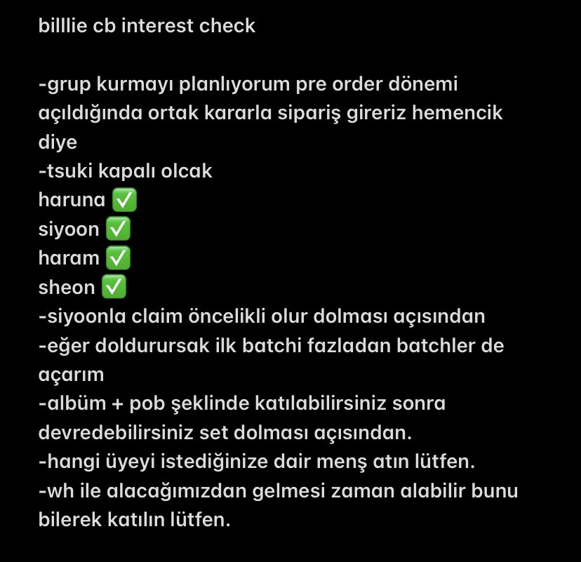billlie cb interest check !

infoyu okuyun lütfen ilgilnen menş atsın sorusu olan dm atabilirr

<a href="/billliesatis/">billlie satış</a> <a href="/trpctakas/">kpop satış/takas! 🌱</a> <a href="/GgTakas/">GG Satış Takas</a> <a href="/ggtakassatis/">꒰ gg ꒱ takas | satış</a> <a href="/pctradetr/">PC SATIŞ & TAKAS TR</a> <a href="/peacrry/">Kpop Satış / Takas</a> <a href="/AstroBilllieWTS/">ASTRO / BILLLIE Satış & Takas</a>