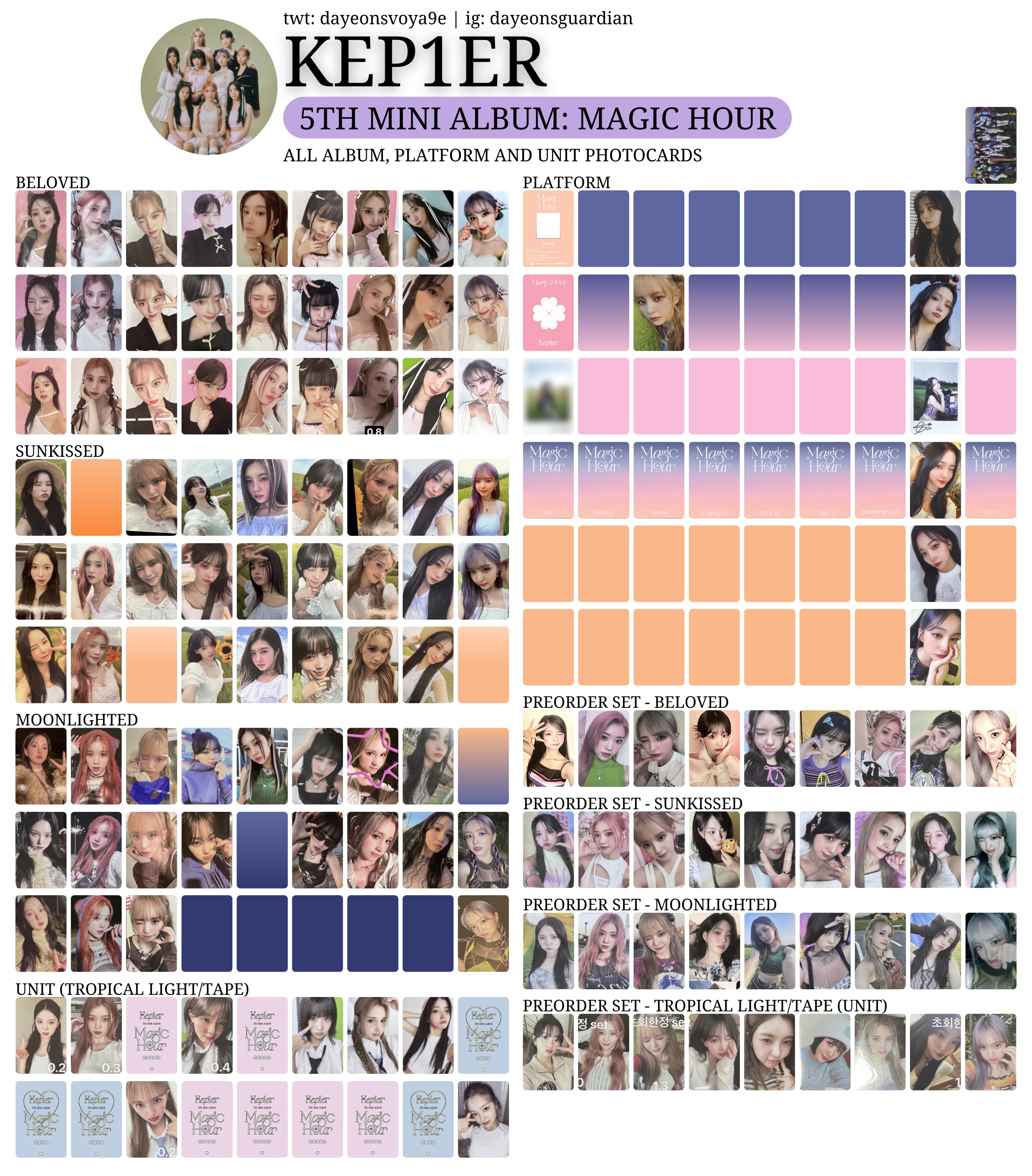 kep1er ヨンウン magichour showcase トレカ kep1er ヨンウン magichour showcase トレカ