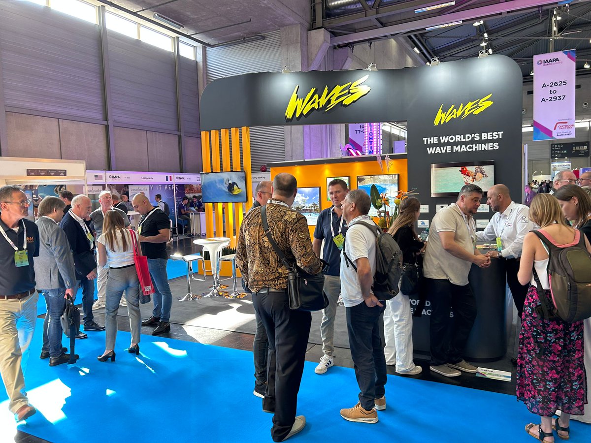 murphyswaves's tweet photo. Murphys Waves are thrilled to be at #IAAPA2023, showcasing our cutting-edge wave machines!

Explore our innovations, meet our team &amp; dive into the future of wave technology...

Join us at booth A-2820 - we can't wait to welcome you!

#WorldsBestWaveMachines #IAAPA #IAAPAExpos https://t.co/eLGr3W35XZ