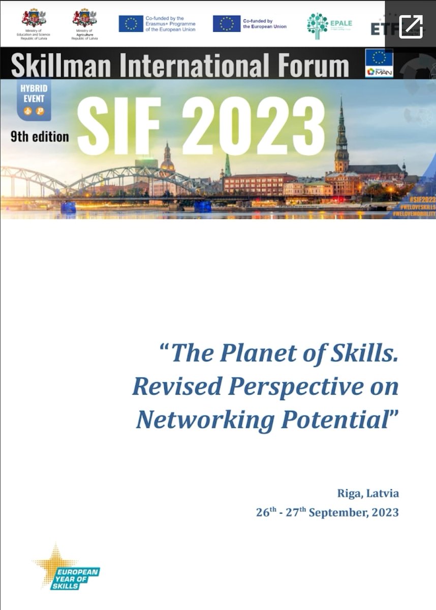 GruppoCSCS's tweet photo. The Skillman International Forum has just kicked off. Participants from all over the world are attending the event in Riga, Latvia, and many more are connected online. If you want to take part in the discussions, use this Zoom link https://t.co/ArqLkLLqHp https://t.co/ReE79t8NYN