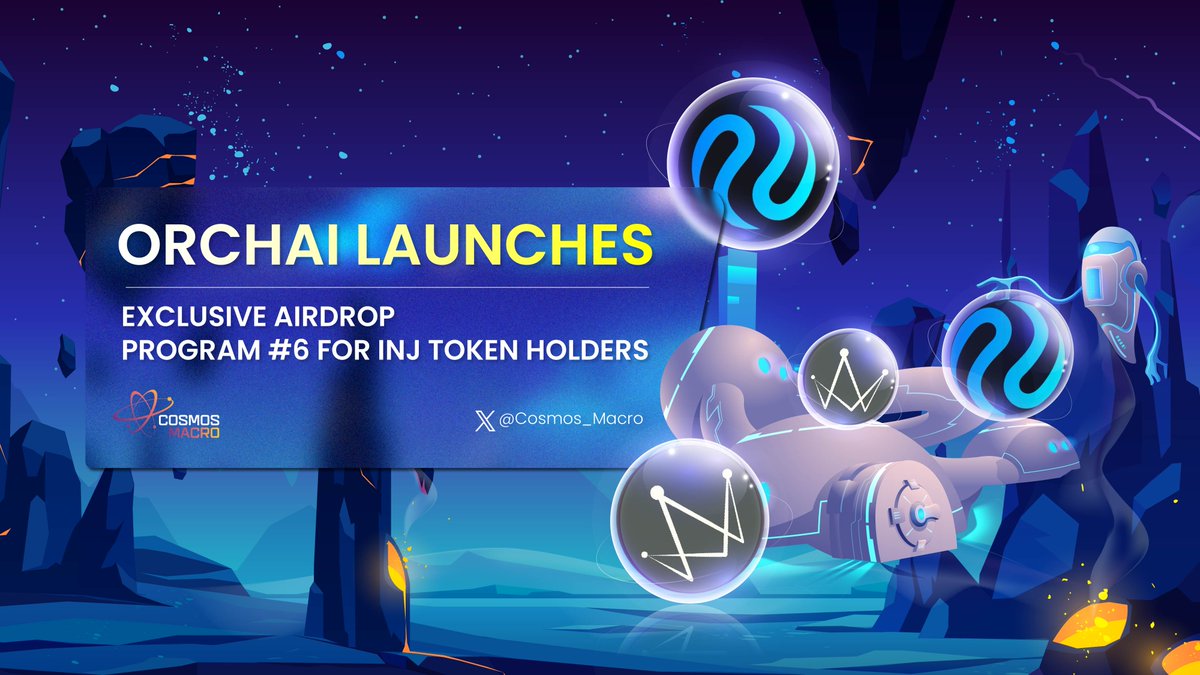 Cosmos_Radar_'s tweet image. 🚀 Calling all $INJ holders!

🥷 @Orchai_io has just announced Airdrop Program #06, exclusively for the @Injective_ community.

Don&apos;t miss your chance to participate and claim your rewards. 💰

Read the details here: goeco.link/RJCkv🎉

#Cosmos_Macro  #Airdrop