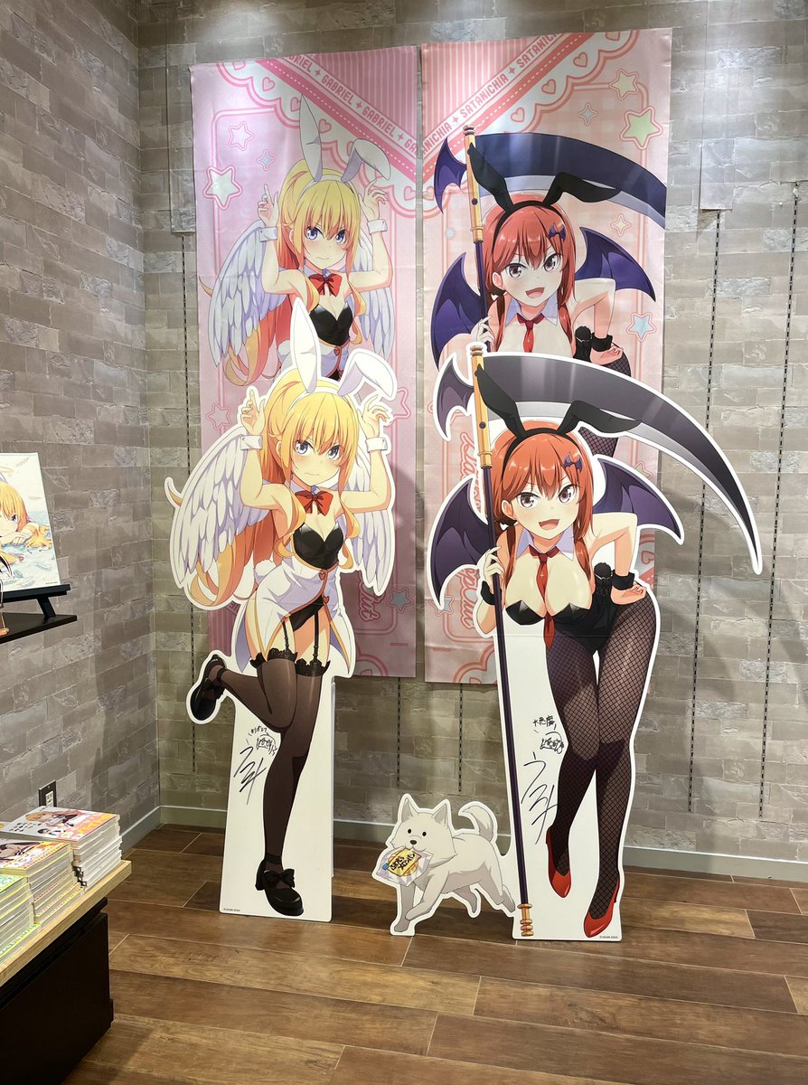 胡桃沢=サタニキア=マクドウェル 「ガヴリールドロップアウト連載10周年記念ポップアップストアに行ってきました。うか」|こまごま　C102土曜、東6ツ49bのイラスト