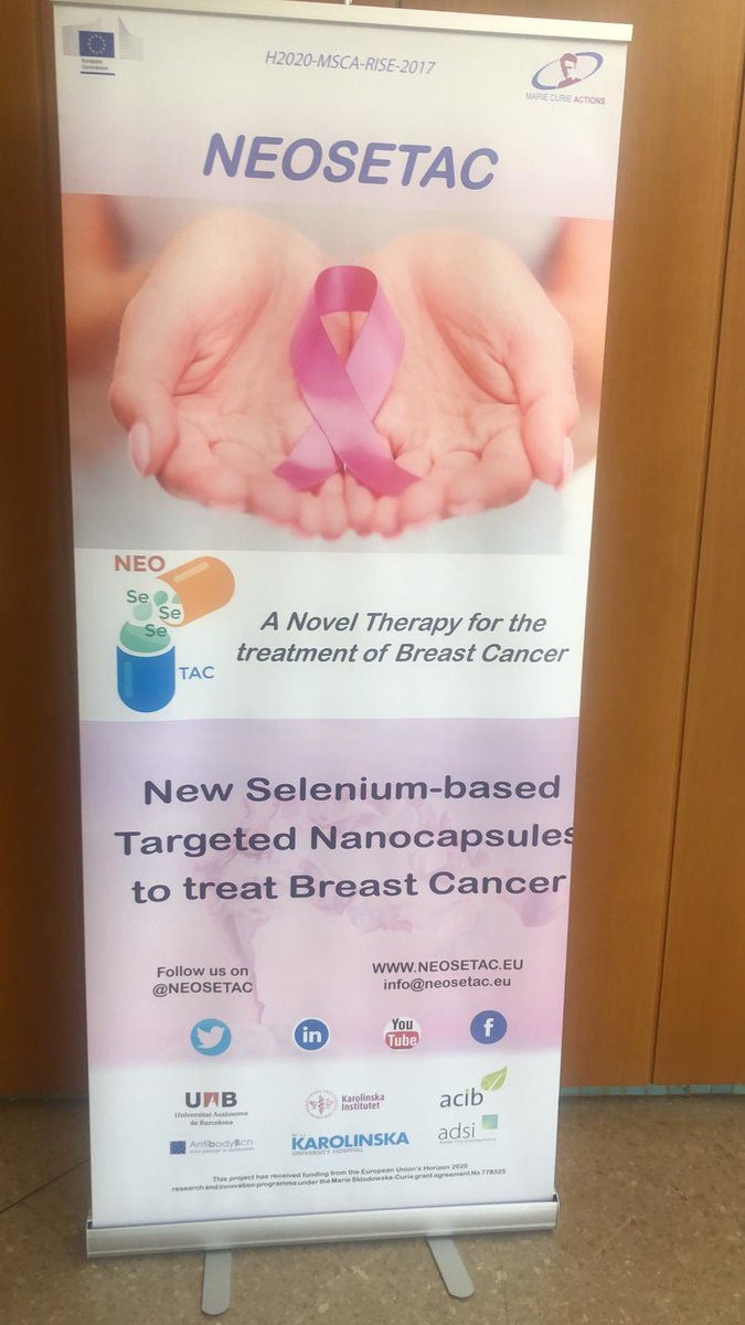 What a day
#NEOSETAC FINAL WAROKSHOP is starting.
Nanomedicine in Cancer Research: Overcoming Challenges and Shaping the Future of Therapies
#NEOSETAC #NEOSETACfinalworkshop #cancer #breastcancer