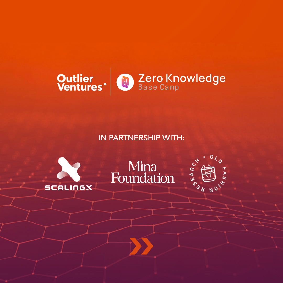 Together with Venture Partners @scaling_x and @ofrfund, and Ecosystem Partner @MinaFoundation, Outlier Ventures are doubling down on building a more secure and scalable web through accelerating the most promising ZK startups. Meet our cohort👇