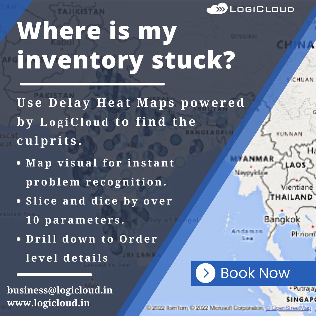 GoWebXpress's tweet photo. 🚀 Unlock the Power of Delay Heat Maps with 𝐋𝐨𝐠𝐢𝐂𝐥𝐨𝐮𝐝! 🗺️

Is your inventory mysteriously stuck? 📦 Don't fret – we've got the solution!

🔍 Discover where your inventory is held up with our Delay Heat Maps – the ultimate problem-solving tool. 

#ApolloTyresExchangeOffer https://t.co/1zNcXKfHPI
