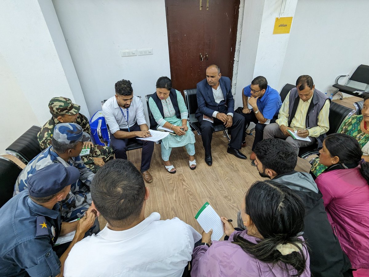 prakashh_khadka's tweet photo. Echoes on actionable plans and things to consider while executing actions based on simulated scenarios. @PINinNepal #kickoff functional level. simulation in #FbA-SRSP in the context of landslides and flash floods in Bhotekoshi #actions based on #forecast & #localcapacities https://t.co/n9V0aOiTGb