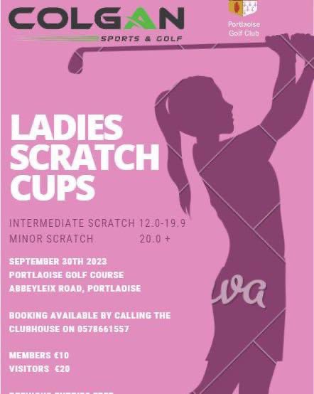 Portlaoise GC Ladies Scratch Cups⛳️🏌️‍♀️#golfireland #laois #portlaoise #ladiesgolf #growgolf
