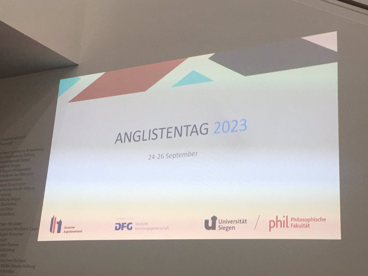 HelgaStellBC's tweet photo. Very much enjoyed my first work trip - to the annual Anglistentag in sunny Siegen! Much deserved Anglistenverband prize awarded to Gina Thomas. Personal &amp; engaging reading by Lucy Caldwell, including extracts from her forthcoming ‘Unter den Linden’ publication! https://t.co/ZOcacq3wxj