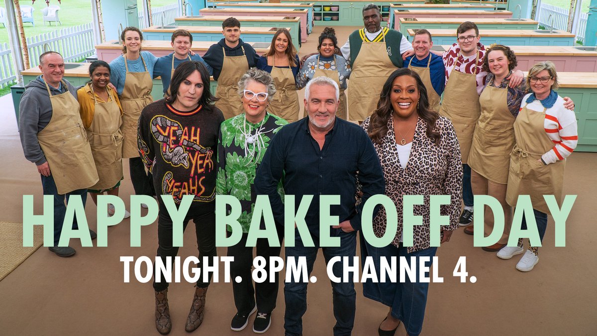 The time has come - its The Great British Bake Off tonight!! @channel4 8pm. Its all kicking off with #cakeweek #PostProduction from @filmsat59 @LoveProductions #GBBO