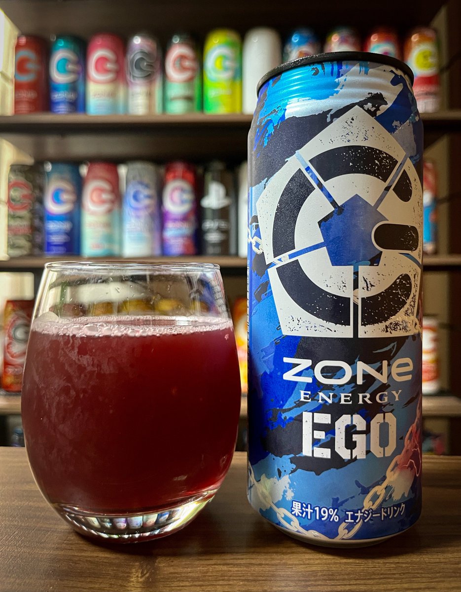 ZONe ENERGY EGO⚽️

全2種類のぶどう味🍇
今回でグレープフレーバー3種類目
500mLで最も多いい果汁19%
ブルーロックコラボ缶カッコ良っ！

#ZONeエナジー