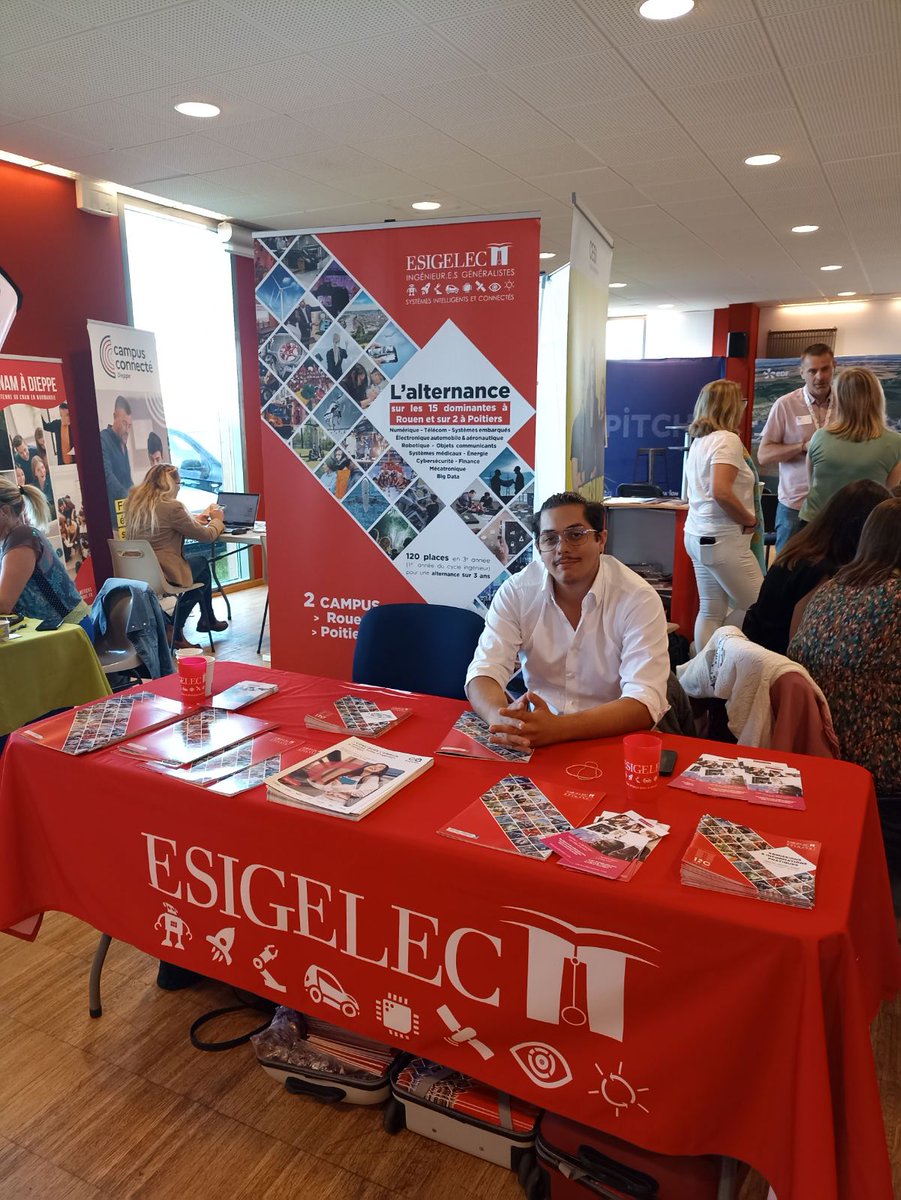 Venez rencontrer nos équipes sur le stand <a href="/GroupeESIGELEC/">ESIGELEC</a> aux 2e rencontres de l’excellence nucléaire en Normandie sur le village des métiers, des formations et des compétences du Nucléaire à Dieppe, aujourd'hui jusqu'à 18h30!! 
lnkd.in/e2DGpZVw