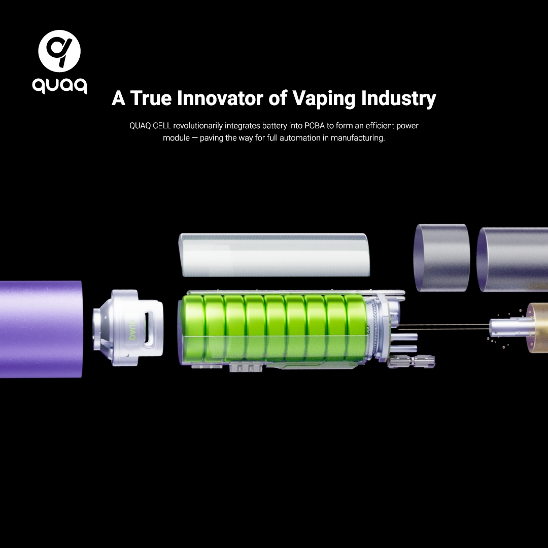 QUAQ groundbreaking integration of the battery into PCBA creates an efficient power module, leading the charge toward fully automated manufacturing.
#QUAQ #QUAQCell #QUAQMesh #QUAQCapsule