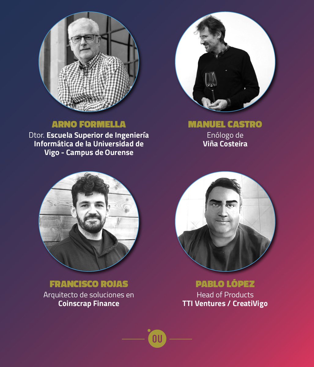 EL IMPACTO DE LAS #TECNOLOGÍAS PARA EL DESARROLLO DE LA REGIÓN

› Arno Formella, <a href="/eseiuvigo/">ESEI UVigo</a>
› Manuel Castro, <a href="/costeira_es/">Viña Costeira</a> 
› Francisco Rojas, <a href="/coin_scrap/">Coinscrap Finance</a> 
› Pablo López (<a href="/0xpablockchain/">pablo 🐪🦊 ⬡ 🐐🦇🔊 🦋</a>), TTI Ventures y Creativigo

¡Te esperamos mañana en <a href="/tecnopole/">Tecnópole</a>!

circulo.gal/categorias/fut…