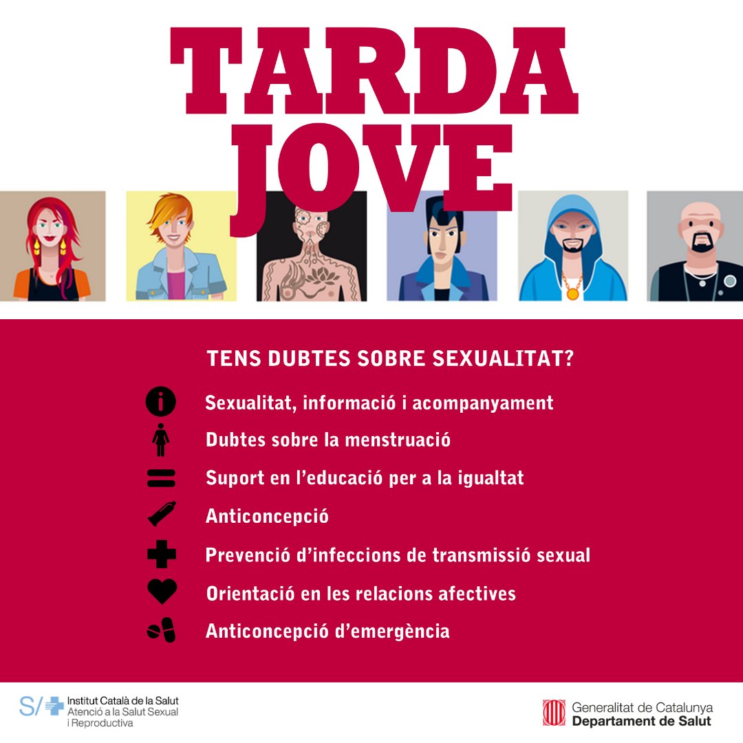 apicslleida's tweet photo. ⚠️Atenció, a partir de l'OCTUBRE nova ubicació de la Tarda Jove al #CUAPLleida!

Ets menors de 25 anys i vols parlar d'aspectes relacionats de la teva sexualitat?

T'esperem a la "Tarda Jove"😉

📱Pots venir sense demanar cita prèvia, trucar al 634689324 o https://t.co/AlJRNVzaLs https://t.co/BraDCogZEK