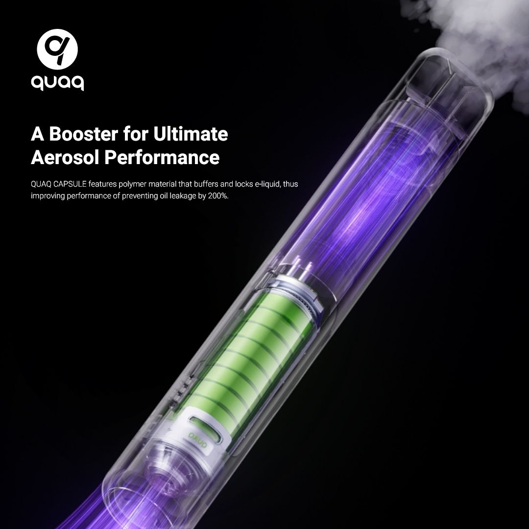Experience the ultimate aerosol performance booster! Unleash the power within.
#QUAQ #QUAQCell #QUAQMesh #QUAQCapsule