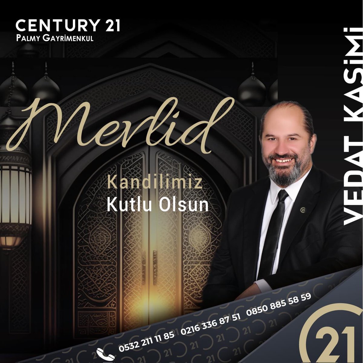 Güzel dileklerin ve duaların geri çevrilmediği bu anlamlı günde, başta ülkemiz olmak üzere tüm dünyaya barış içinde huzur ve bolluk dolu bir gelecek dilerim.
Mevlid Kandilimiz kutlu olsun

#MevlidKandili