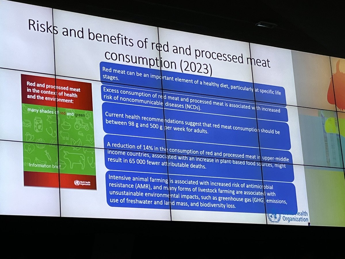 The WHO has revealed its colors once more: Francesco Branca, Director of Nutrition at WHO explains that eating up to 500 grams of red meat per week is safe, but eating 600 grams of it in an average population of upper middle income countries leads to 65.000 avoidable deaths.