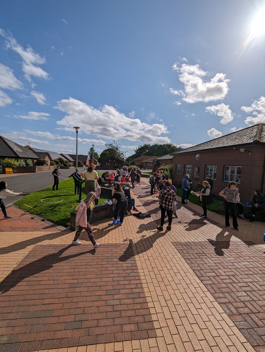 DerwenBen's tweet photo. Great to see so many of our new students trying out activities last weekend! Running club and go karts, then the circus came to town! @DerwenCollege @SteveE_Derwen https://t.co/ZYJUiFF1h6