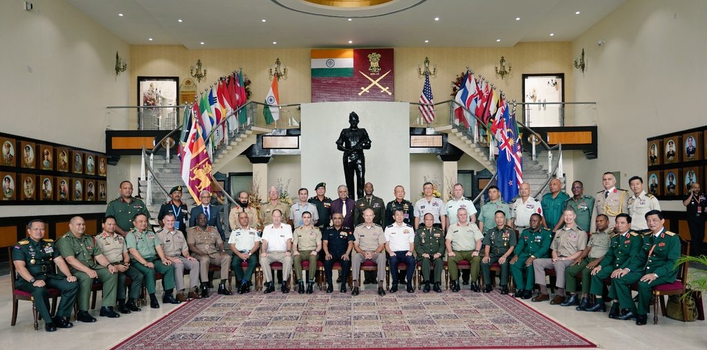 #TogetherForPeace

#RakshaMantri Shri Rajnath Singh declared open the Indo-Pacific Armies Chiefs Conference #IPACC 2023 at #ManekshawCentre, #NewDelhi today. Delegates from 30 countries are participating in the conference to deliberate on the Theme “Together for Peace: Sustaining…