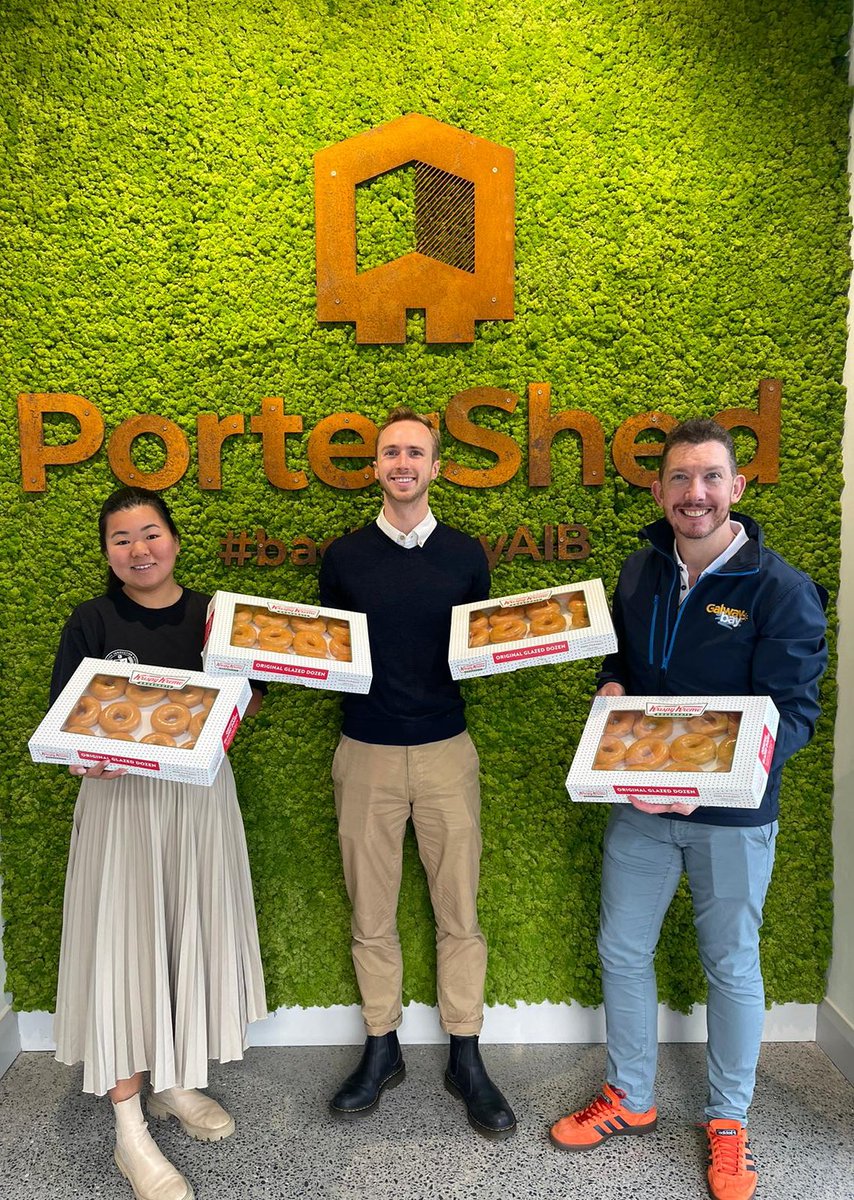 PorterShed (@portershed) on Twitter photo 🍩 What’s your <a href="/KrispyKremeIRL/">Krispy Kreme Ireland</a> order?
🤝Thanks to <a href="/gbayfm/">Galway Bay FM</a> for delivering 240 <a href="/KrispyKremeIRL/">Krispy Kreme Ireland</a> doughnuts to us this morning in celebration of 5 years in Ireland! 🍩 What’s your <a href="/KrispyKremeIRL/">Krispy Kreme Ireland</a> order?
🤝Thanks to <a href="/gbayfm/">Galway Bay FM</a> for delivering 240 <a href="/KrispyKremeIRL/">Krispy Kreme Ireland</a> doughnuts to us this morning in celebration of 5 years in Ireland!