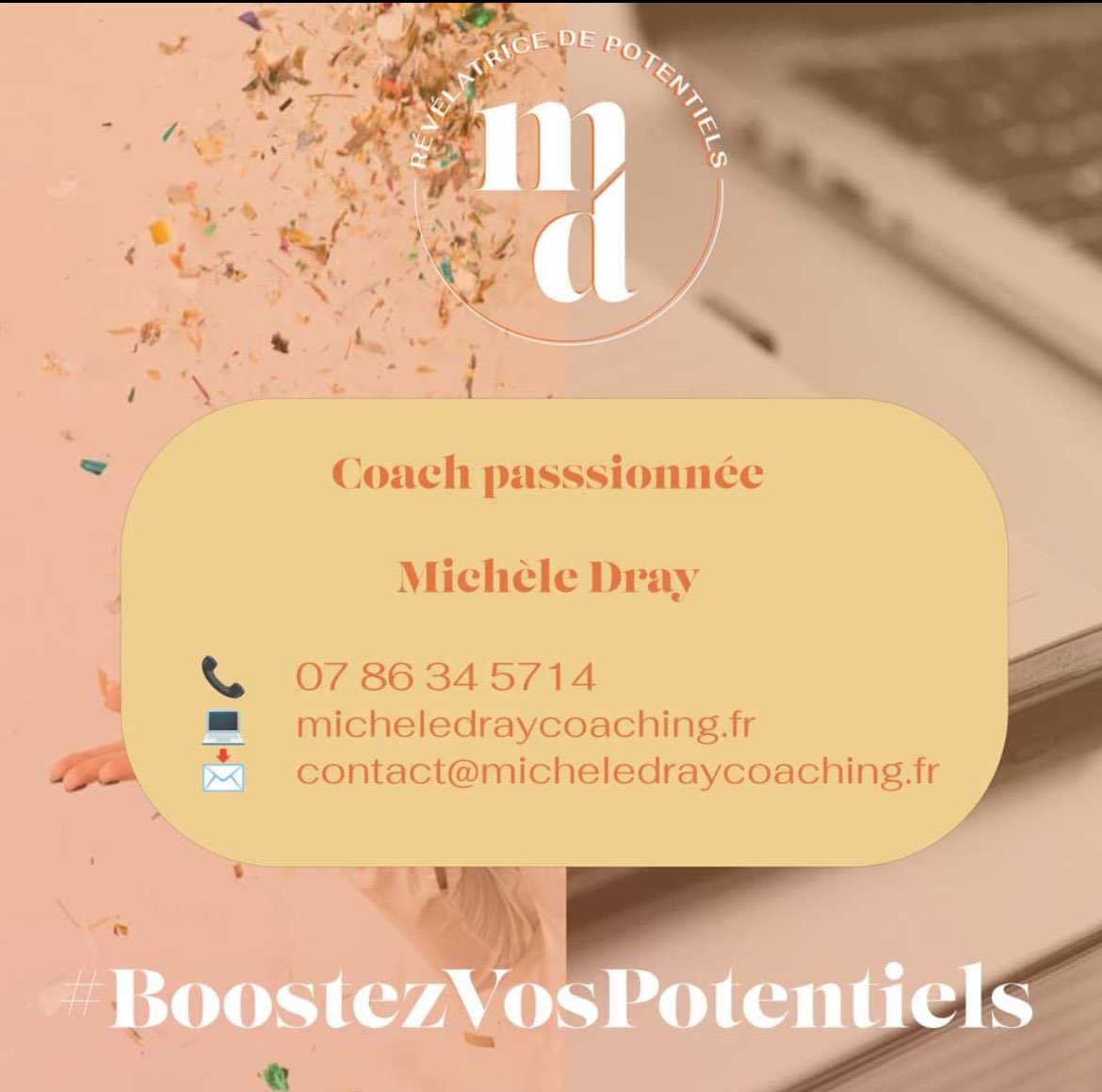 MDrayCoaching's tweet photo. Coach Consultante 
J’accompagne les cadres et les dirigeants dans la révélation de leurs propres potentiels et dans la révélation des potentiels de leurs équipes et leurs organisations. 
 Pour en savoir plus, c’est par ici :
 https://t.co/JOgRCb5FtG
#coaching #carriere https://t.co/iLOsT6kZ0J