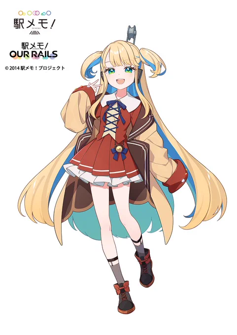 アプリ『駅メモ!』にて、「ネラ・クライストチャーチ」のキャラクターデザインを担当いたしました。よろしくお願いします! #駅メモ