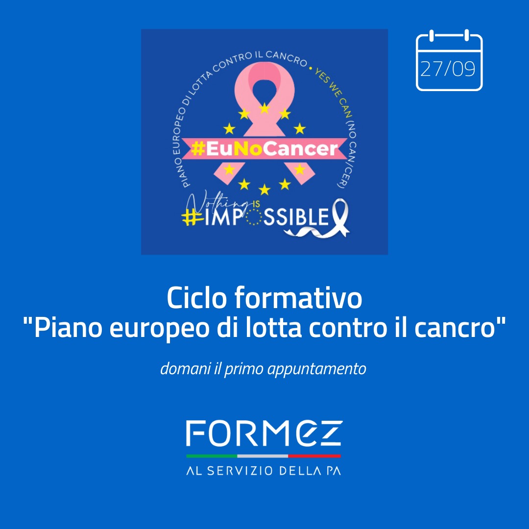 📣"Piano europeo di lotta contro il cancro", domani primo appuntamento

10 incontri, il primo il 27 settembre, organizzati dai Centri della rete Europe Direct.

Obiettivo: diffondere l’impegno dell’Ue per contrastare questa malattia.

Per saperne di più 👉🏻 formez.it/notizie/ciclo-…