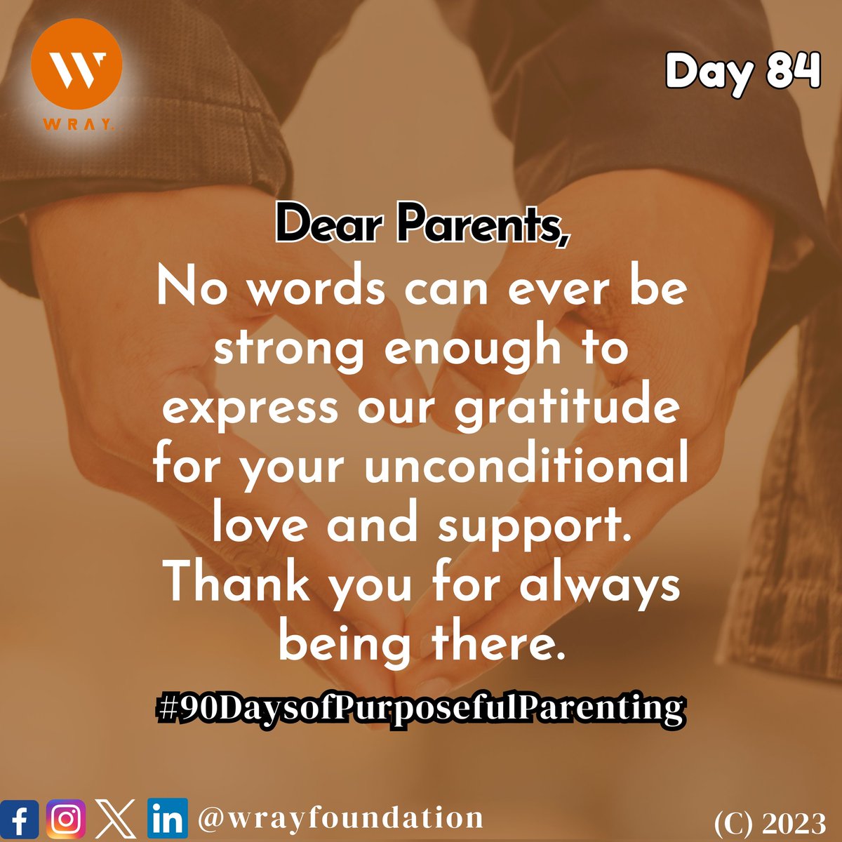 AkinrelereSund2's tweet photo. Thank you dear parents for always being there.
#WRAYFoundation #ParentEducationCampaign #Day84 #EducatingParents #MakingADifference #90DaysOfPurposefulParenting #ValueYourChildren #ParentalSupport #DiscoverYourPotentials #Teenagers #Youths #Counselling #Mentorship #Purpose #NGO https://t.co/IYpD9wofZX