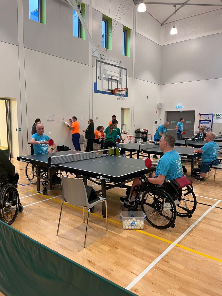 TheNeuroPhysios's tweet photo. Day 1 #NRHSportsChamps included Archery Boccia Table tennis Flisk Shotput &amp; w/C rugby- a brilliant day of competition. BUT what will Day 2 have  in store https://t.co/LWwUP5bbrS