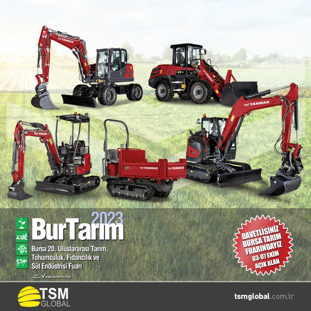 Bursa Tarım Fuarı’nda Standımıza Davetlisiniz!
03-07 Ekim tarihlerinde, Bursa TÜYAP Fuar Merkezi açık alanda bulunan standımızda sizleri bekliyoruz.